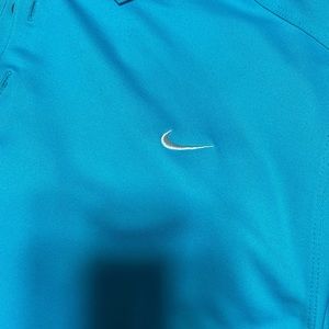 Nike Drifit Golf Shirts Teal